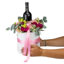 květinový box s vínem